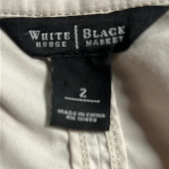 White House Black Market Cream Blazer with Tie Closure - Picture 8 of 9